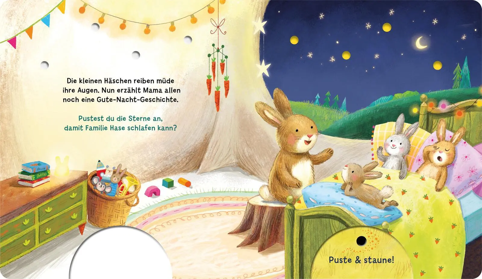 Bild: 9783480240944 | Mein Puste-Licht-Buch: Schlaf schön, kleiner Schatz! | Ottenschläger