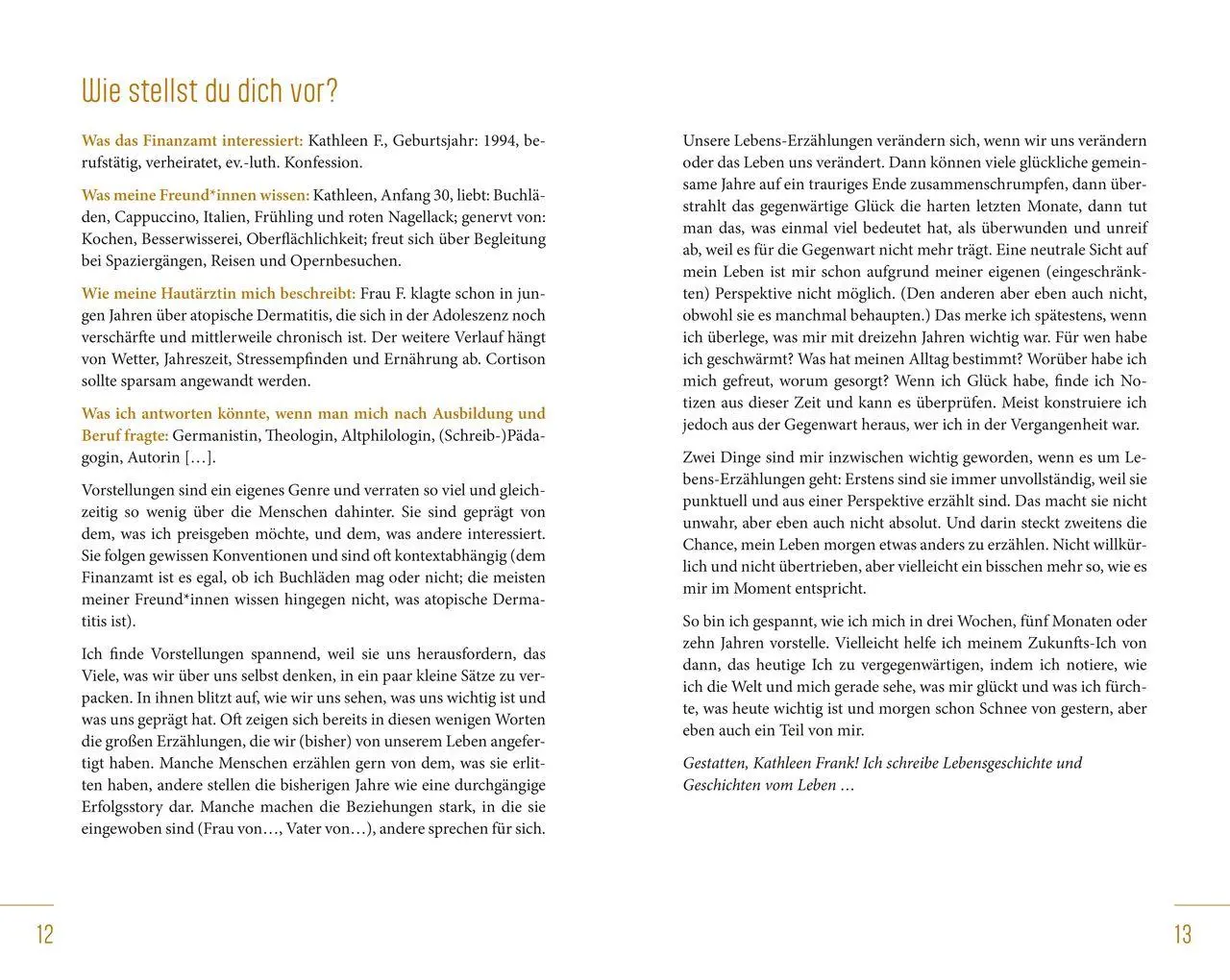 Bild: 9783761570944 | Sonntagsfragen über Gott, die Welt und mich | Kathleen Frank | Buch