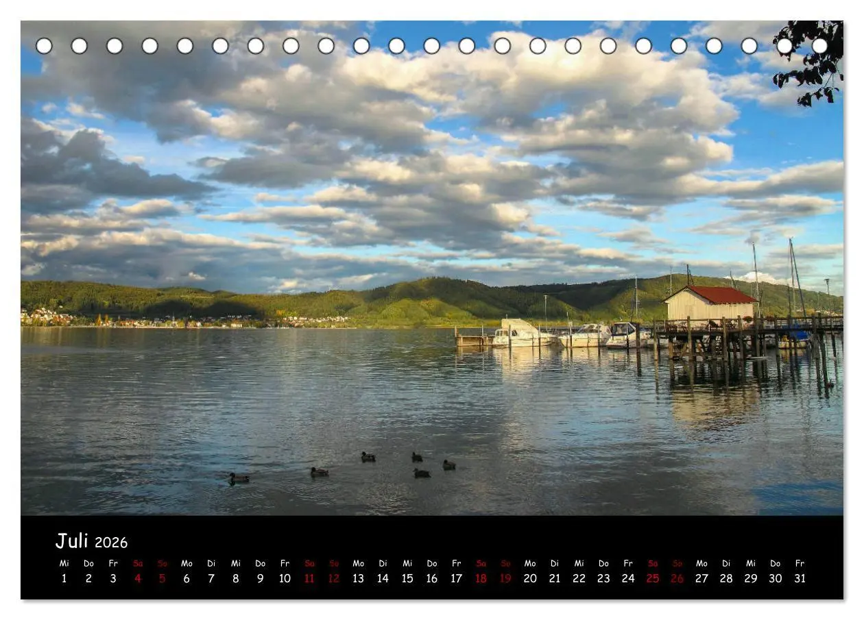 Bild: 9783457771044 | Traumhaft schöner Bodensee (Tischkalender 2026 DIN A5 quer),...