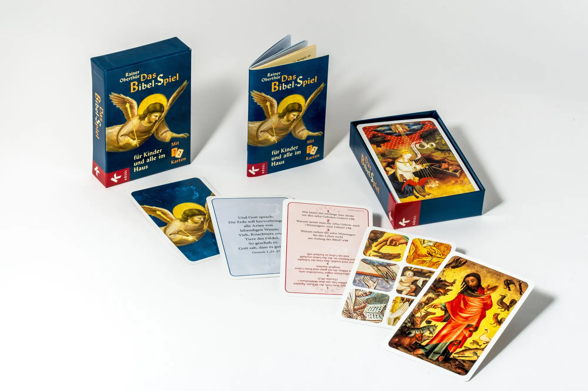 Bild: 9783466371044 | Das Bibel-Spiel für Kinder und alle im Haus | Mit 72 Karten | Oberthür