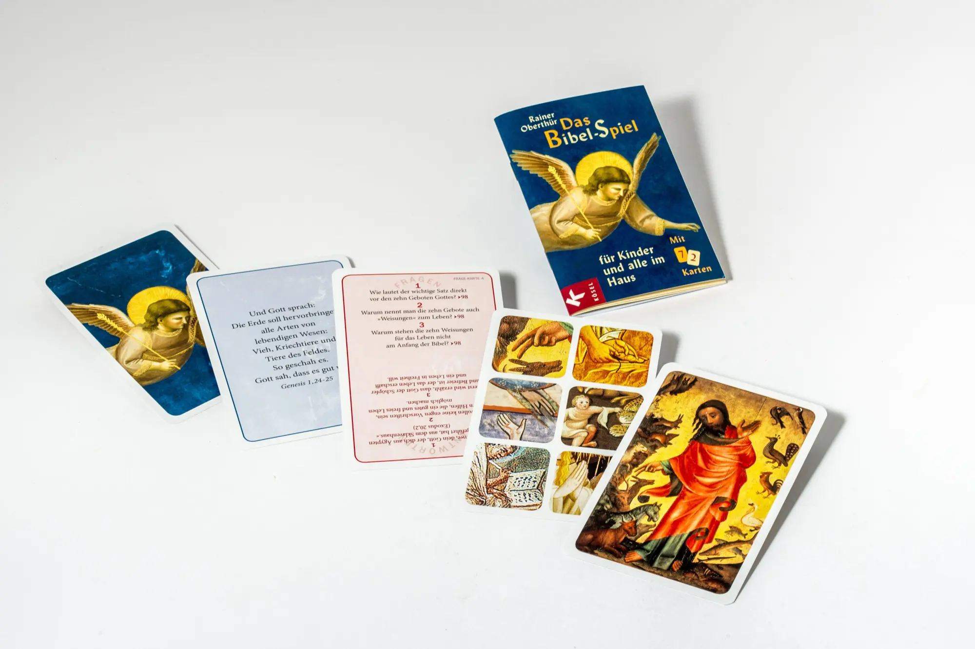 Bild: 9783466371044 | Das Bibel-Spiel für Kinder und alle im Haus | Mit 72 Karten | Oberthür