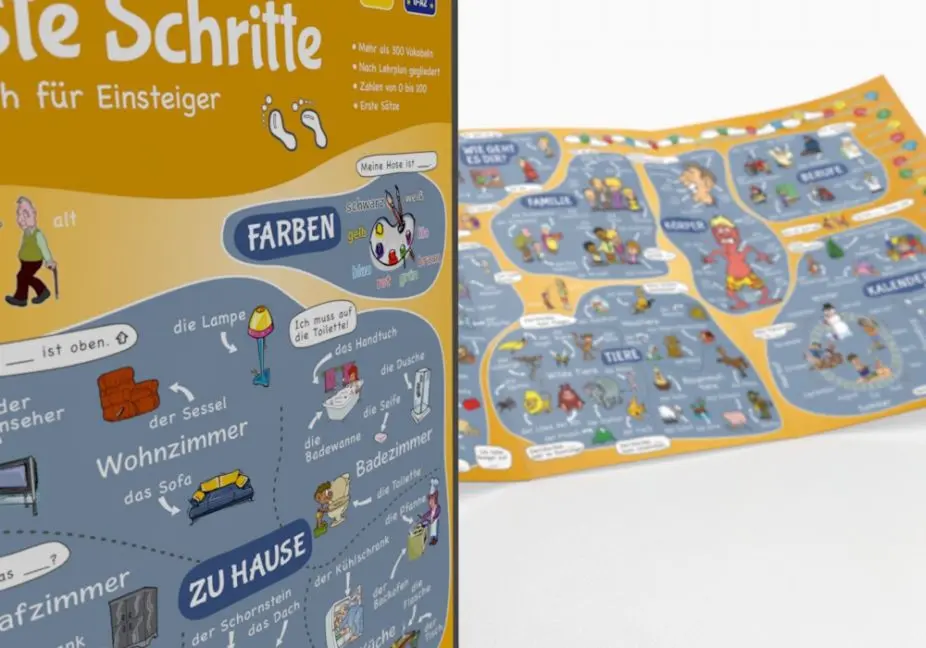 Bild: 9783954131044 | mindmemo Lernfolder - Erste Schritte - Deutsch für Einsteiger -...