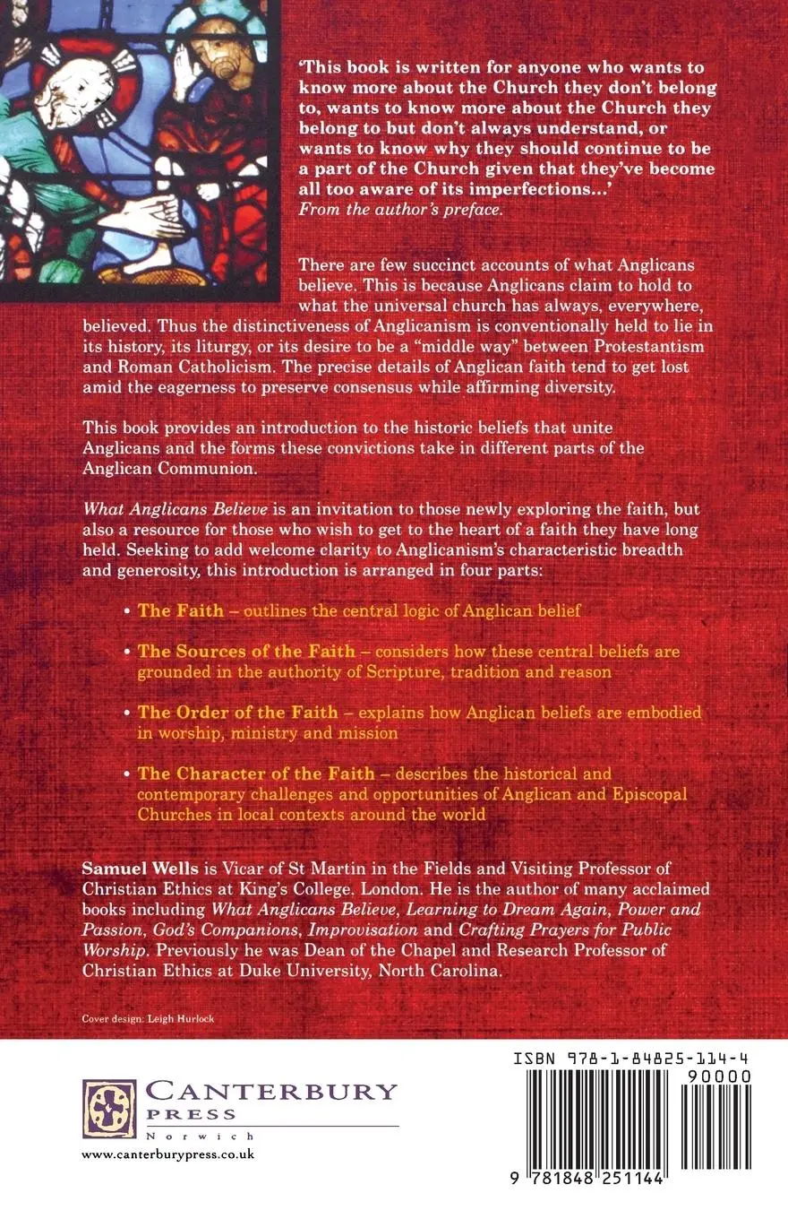 Rückseite: 9781848251144 | What Anglicans Believe | an Introduction | Samuel Wells | Taschenbuch