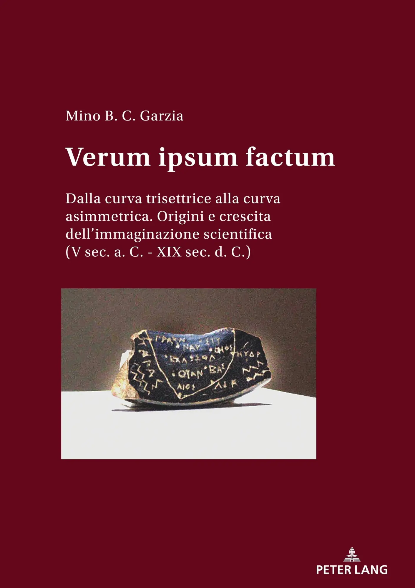 Cover: 9783034311144 | Verum ipsum factum | Mino B. C. Garzia | Taschenbuch | 300 S. | 2018