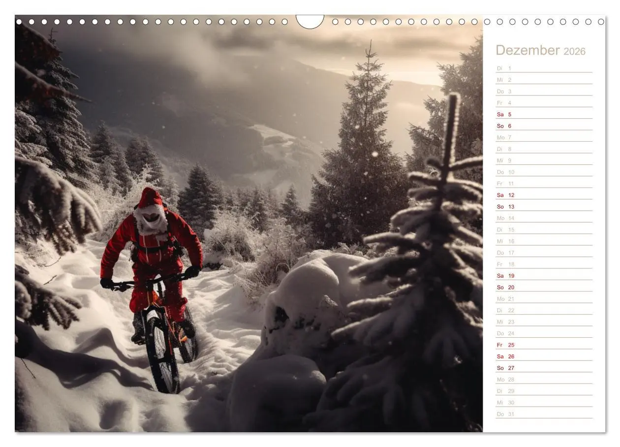 Bild: 9783457381144 | Mit dem Mountainbike durch die Welt (Wandkalender 2026 DIN A3...