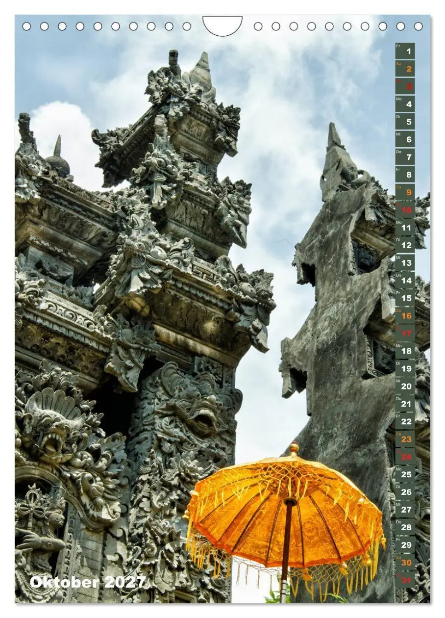 Bild: 9783569561144 | Exotisches Bali (Wandkalender 2027 DIN A4 hoch), CALVENDO...