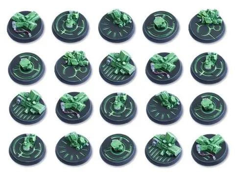Cover: 704270721244 | Crystal Tech Bases - 32mm DEAL (20) | deutsch | Tabletop-Art