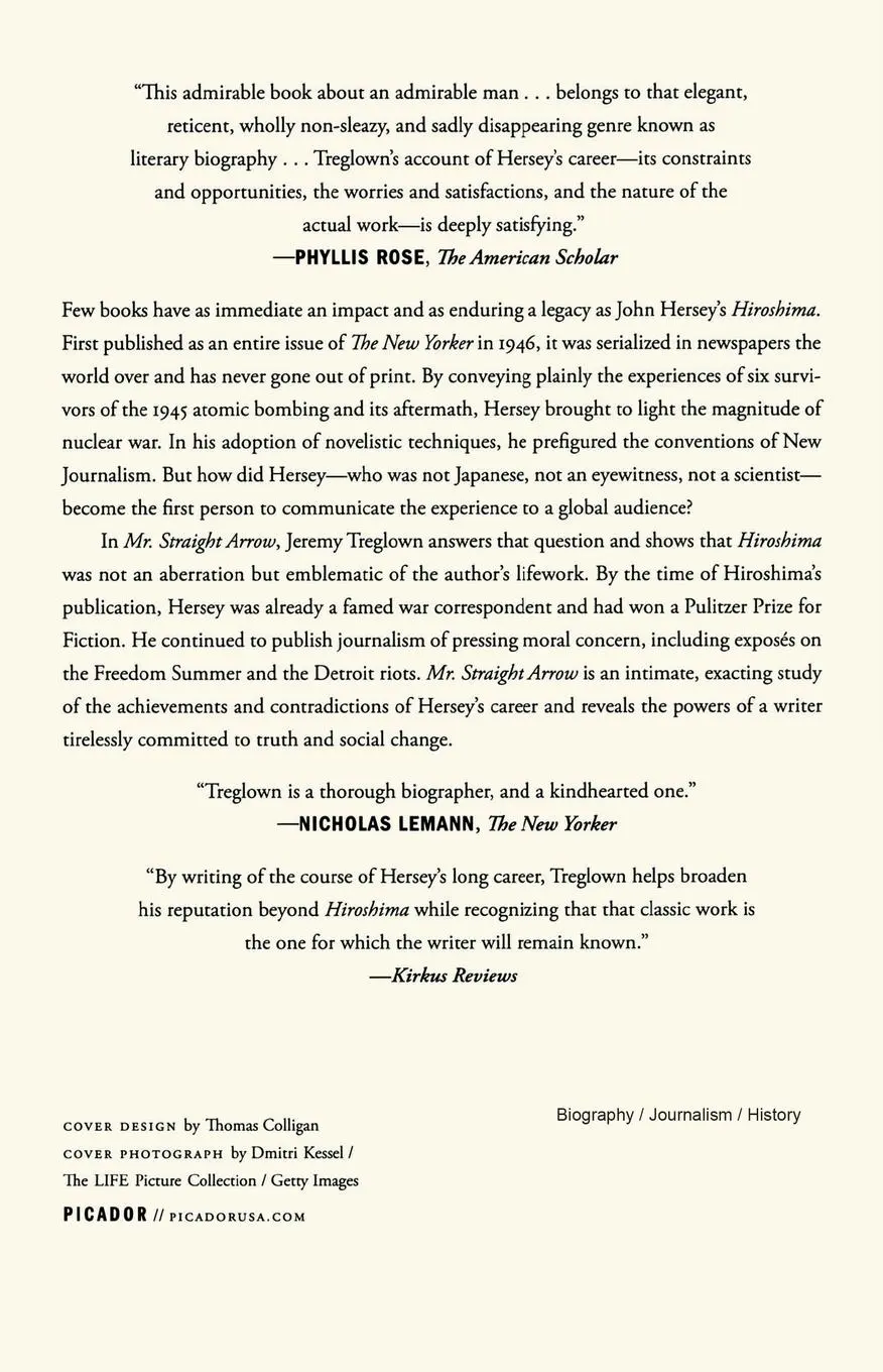 Rückseite: 9781250251244 | Mr. Straight Arrow | Jeremy Treglown | Taschenbuch | Englisch | 2020
