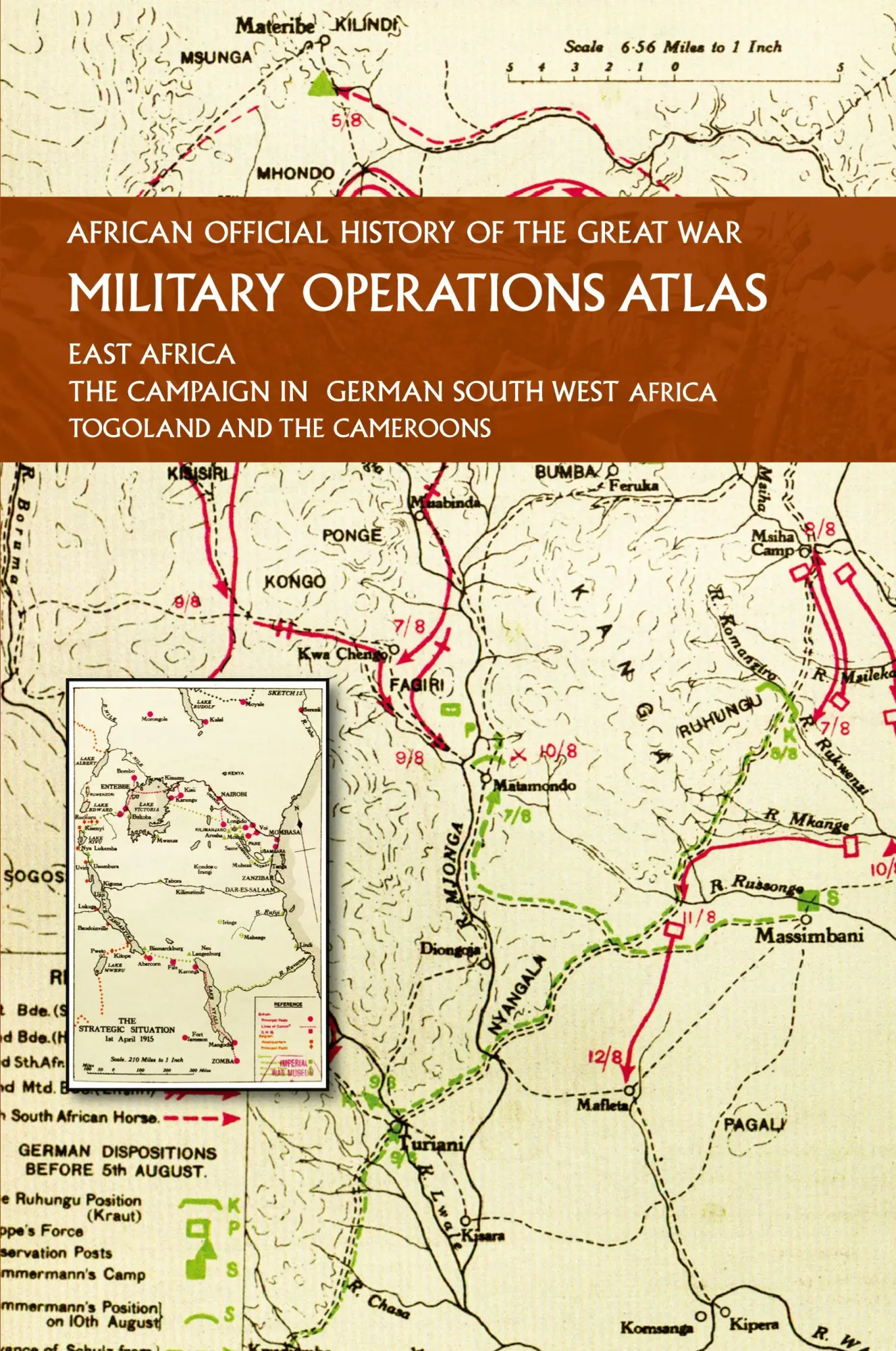Cover: 9781474541244 | AFRICAN OFFICIAL HISTORY OF THE GREAT WAR | MILITARY OPERATIONS ATLAS