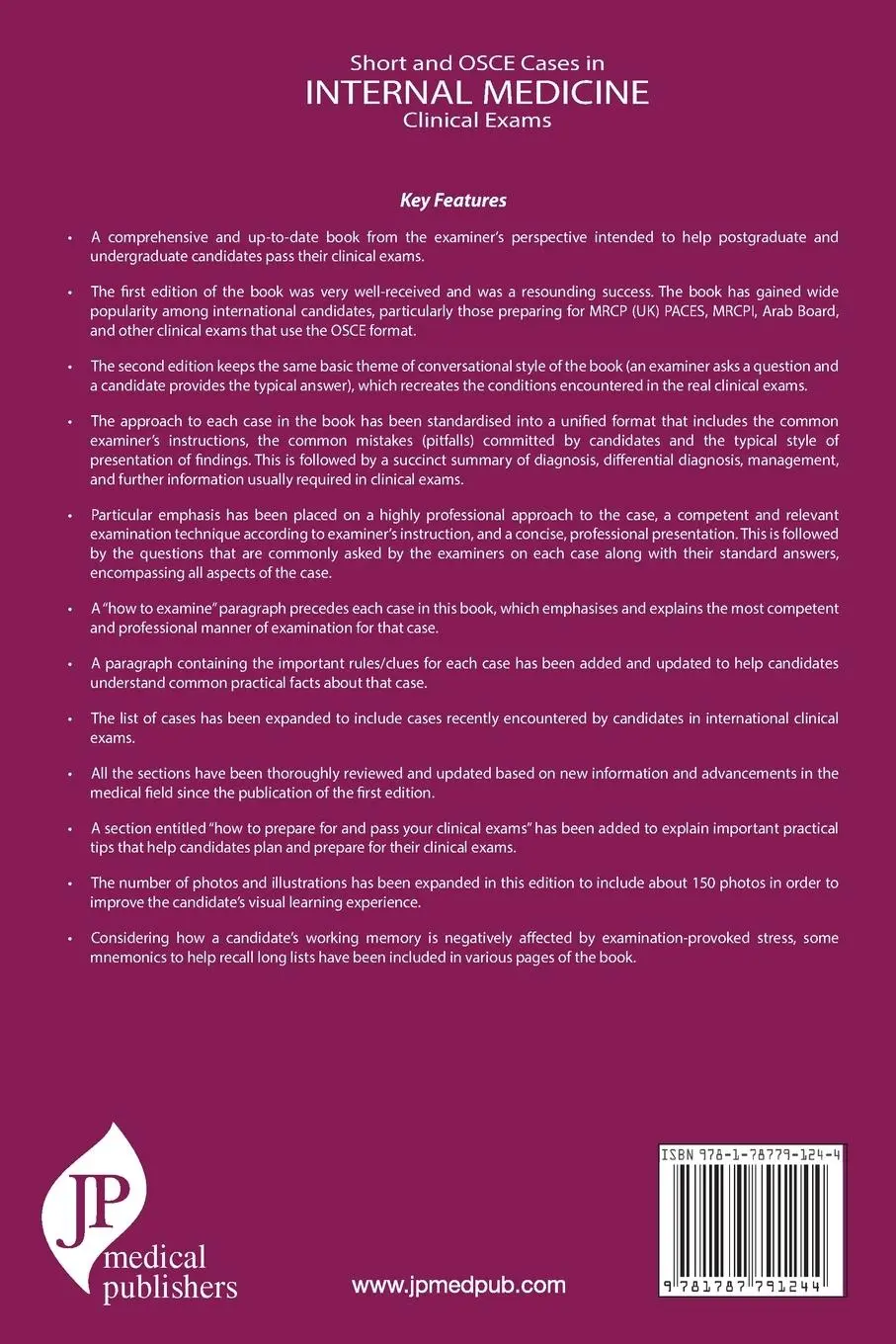 Rückseite: 9781787791244 | Short and OSCE Cases in Internal Medicine Clinical Exams | Ibrahim