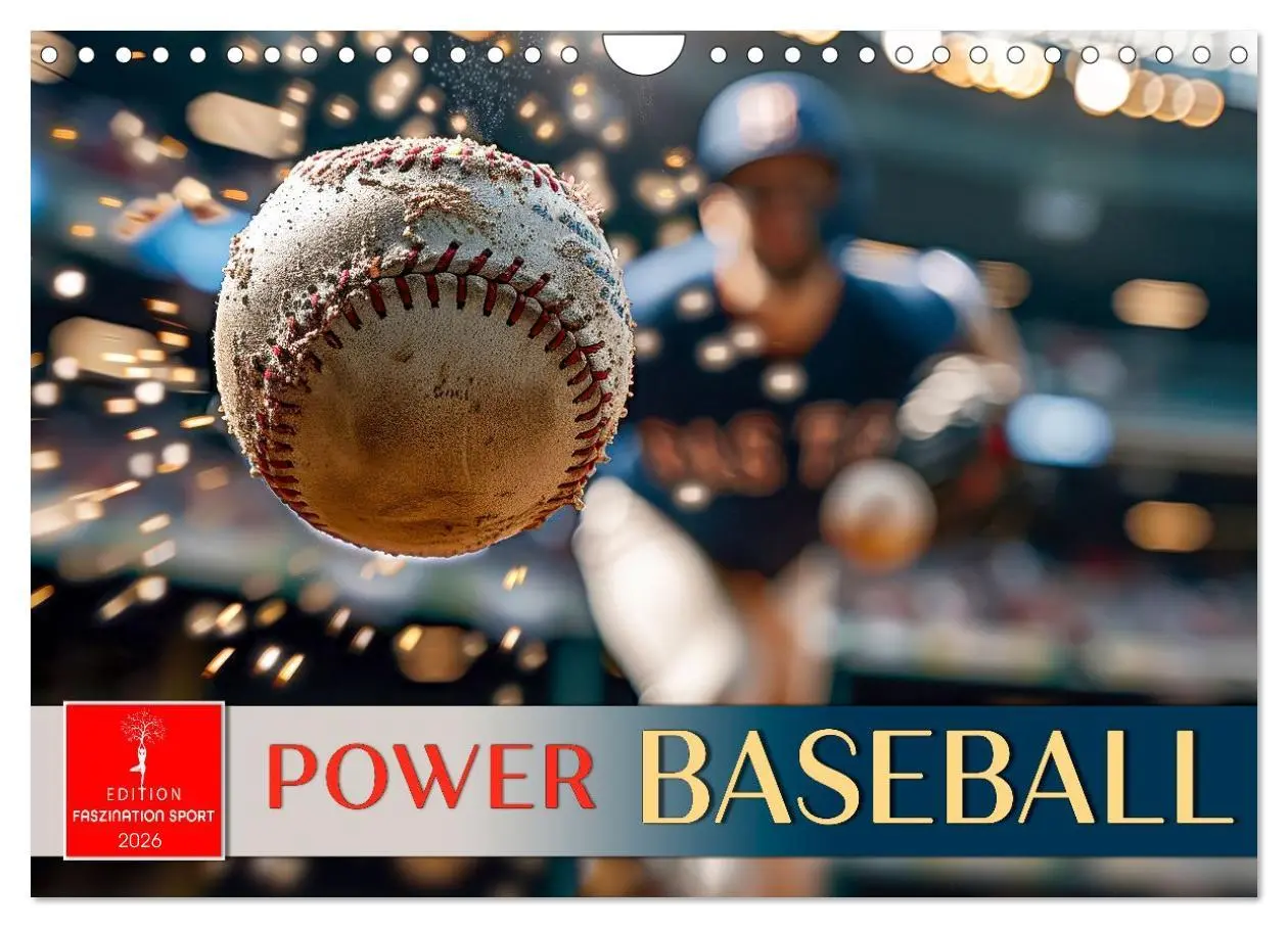 Cover: 9783516601244 | Power Baseball (Wandkalender 2026 DIN A4 quer), CALVENDO...