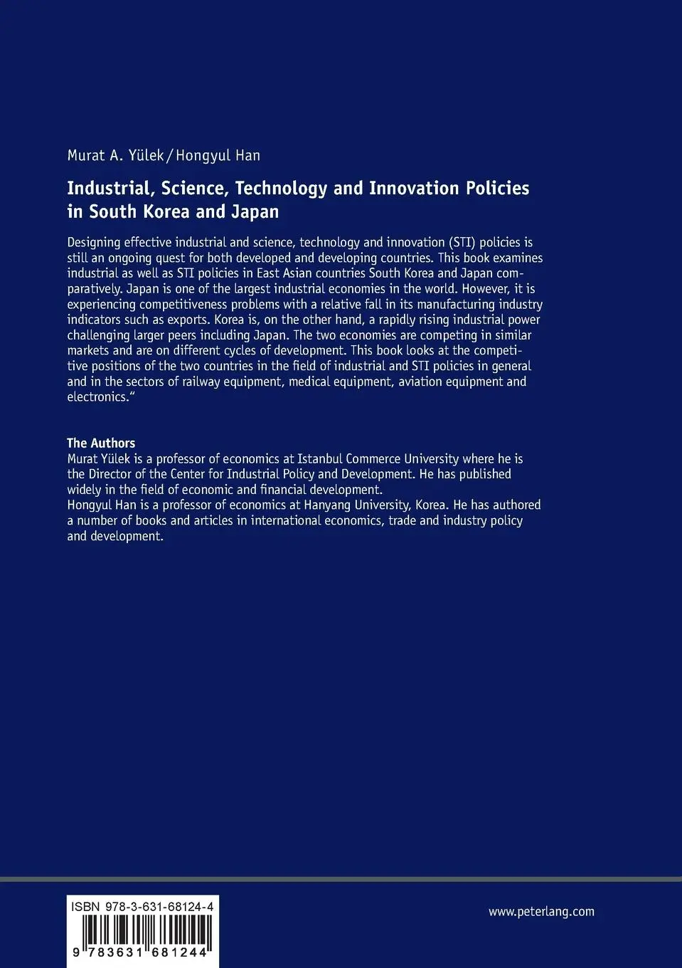 Rückseite: 9783631681244 | Industrial, Science, Technology and Innovation Policies in South...