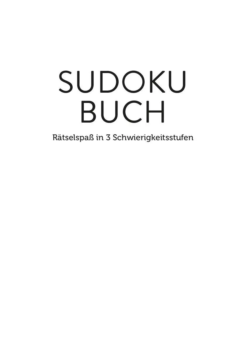 Bild: 9783987641244 | Sudoku Buch | Rätselspaß in 3 Schwierigkeitsstufen | Buch | 208 S.
