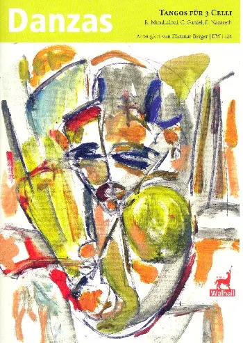 Cover: 9790502651244 | Danzas für 3 Violoncelli Partitur und Stimmen | Edition Walhall