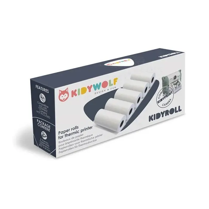Bild: 5407009181344 | KIDYWOLF - Normalpapier zu Sofortbildkamera 5 Rollen | 418134 | 2024