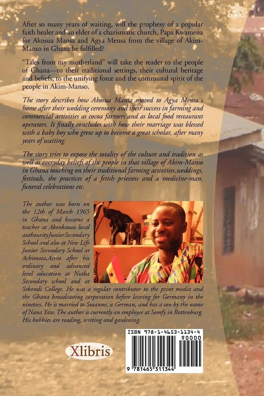 Rückseite: 9781465311344 | Tales from My Motherland | Moses Vincent Okai-Gyau | Taschenbuch