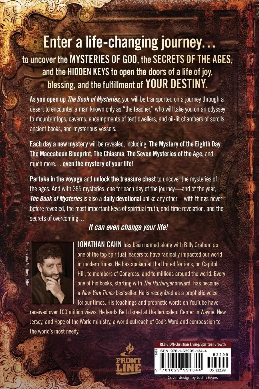 Rückseite: 9781629991344 | The Book of Mysteries | Jonathan Cahn | Taschenbuch | Englisch | 2018