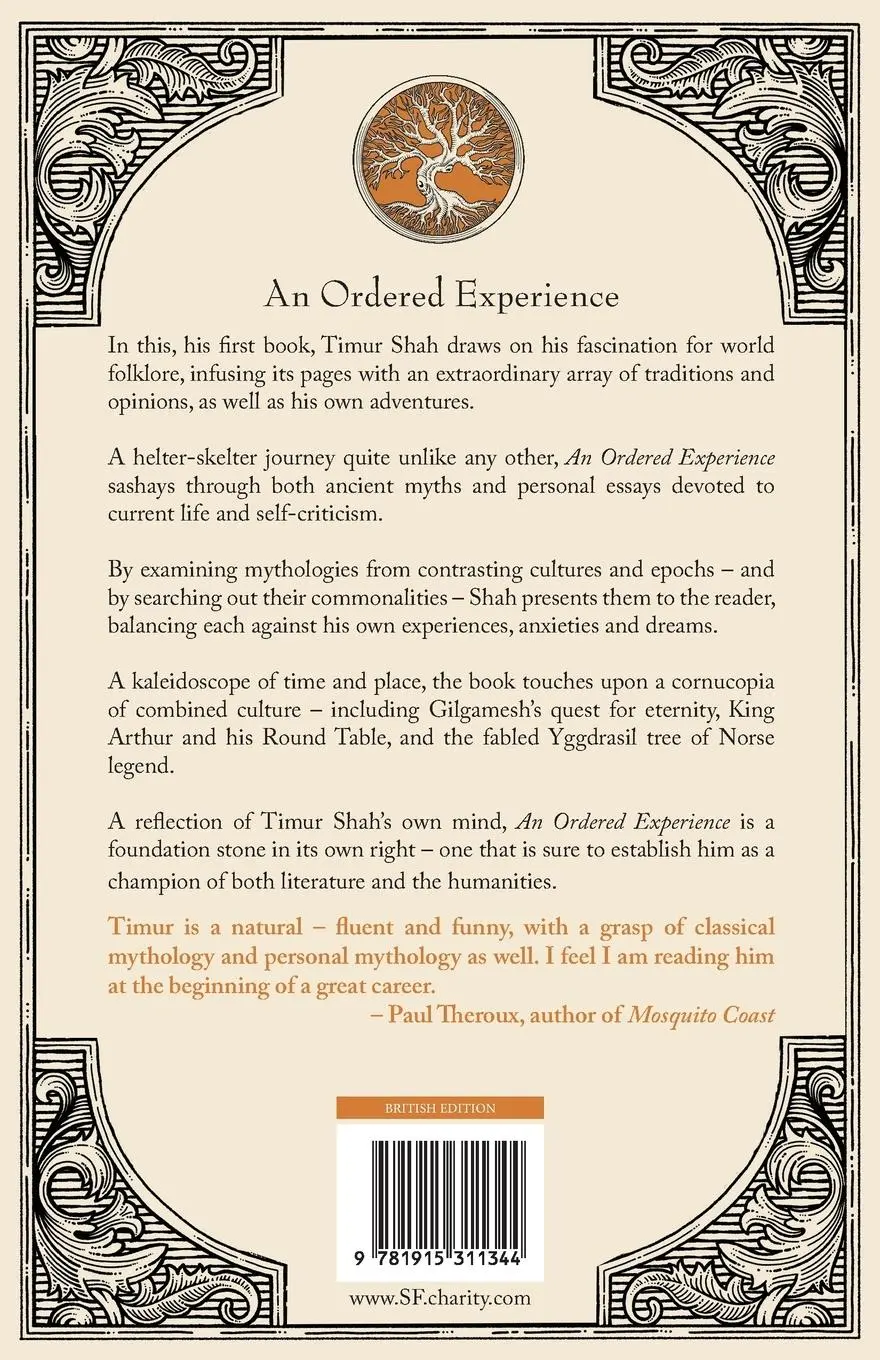 Rückseite: 9781915311344 | An Ordered Experience | Timur Shah | Taschenbuch | Englisch | 2023