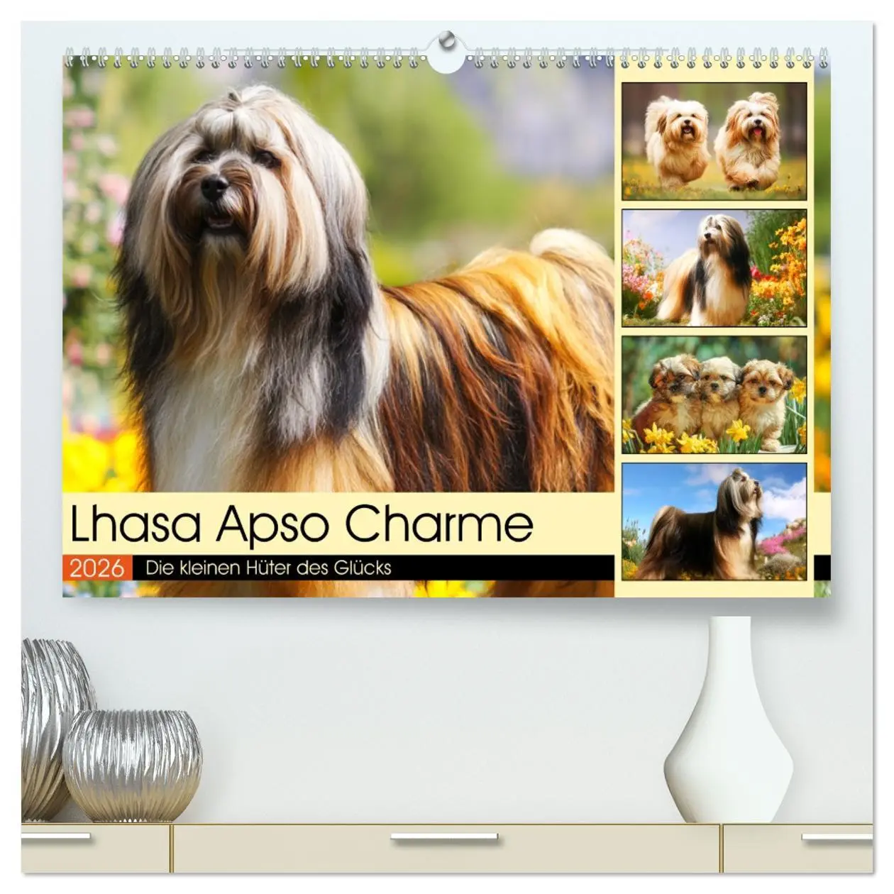 Cover: 9783457811344 | Lhasa Apso Charme. Die kleinen Hüter des Glücks (hochwertiger...