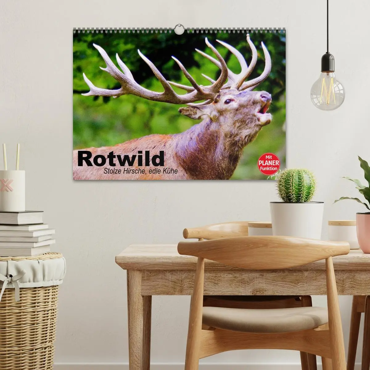 Bild: 9783457981344 | Rotwild. Edle Hirsche, stolze Kühe (Wandkalender 2026 DIN A3 quer),...