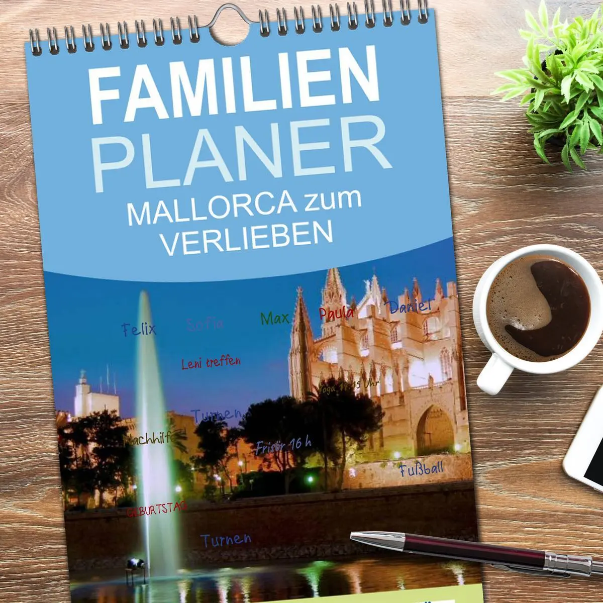 Bild: 9783516521344 | Familienplaner 2026 - MALLORCA zum VERLIEBEN mit 5 Spalten...