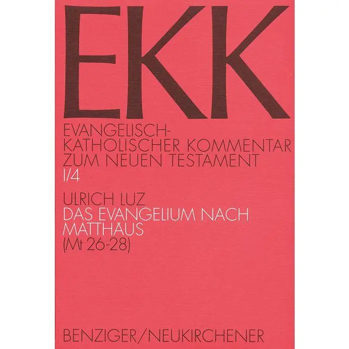 Cover: 9783545231344 | Evangelisch-kath. Kommentar zum NT / Matthäus 1 | Ulrich Luz | Buch