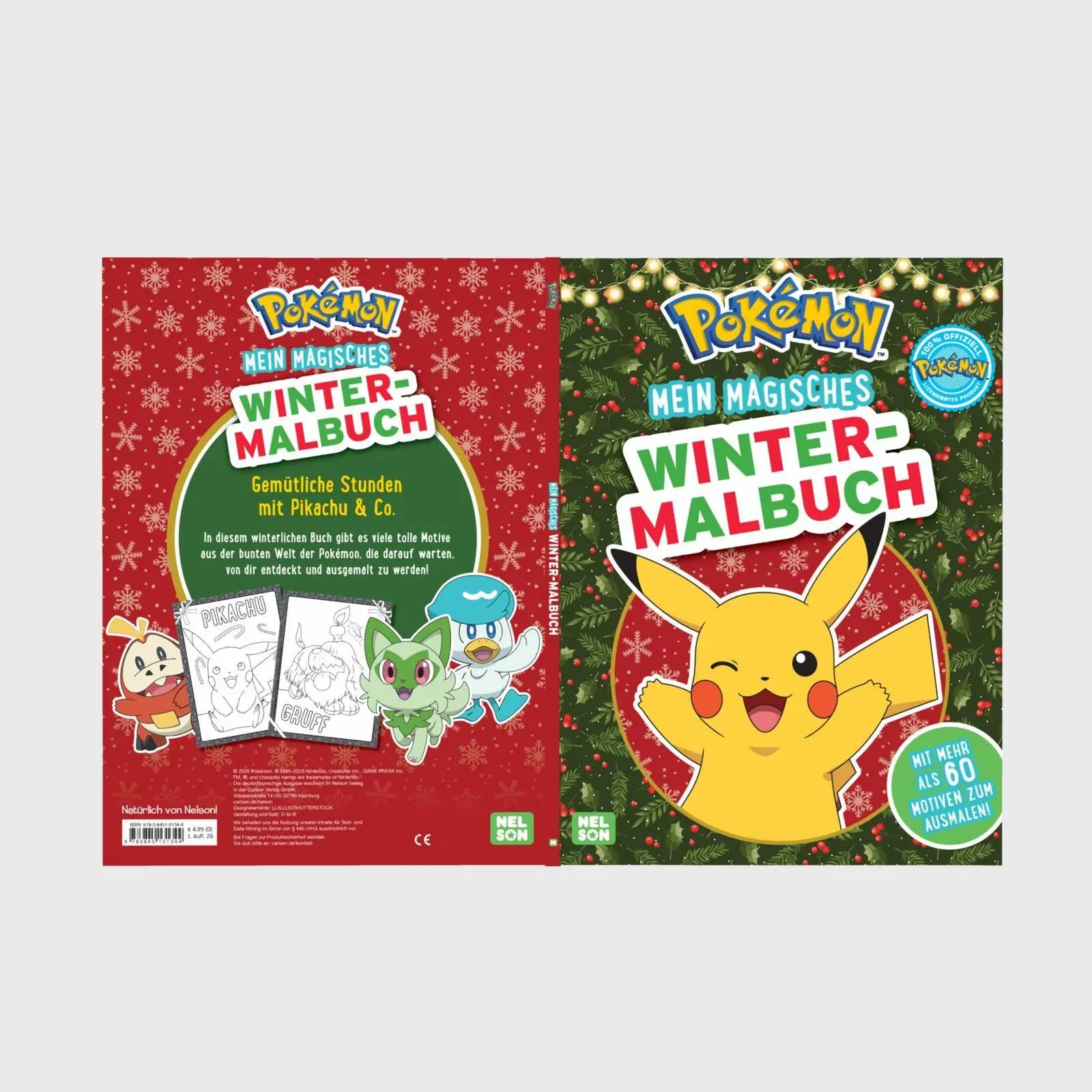 Bild: 9783845131344 | Pokémon Activity-Buch: Mein magisches Winter-Malbuch | Taschenbuch