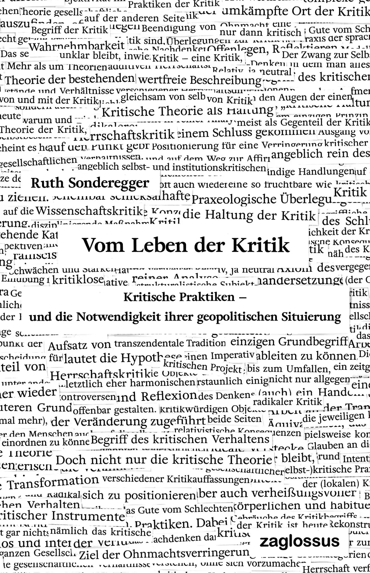 Cover: 9783960421344 | Vom Leben der Kritik | Ruth Sonderegger | Buch | 406 S. | Deutsch