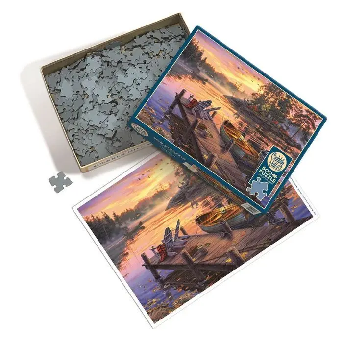 Bild: 625012451444 | COBBLE HILL PUZZLES - Morgenparadies 500 Teile | Spiel | In Karton