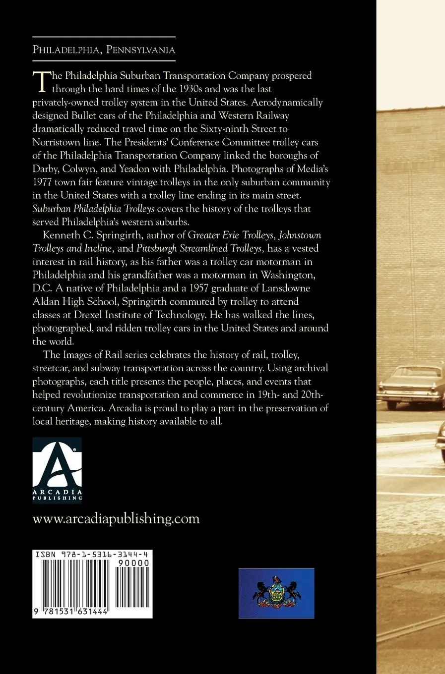 Rückseite: 9781531631444 | Suburban Philadelphia Trolleys | Kenneth C. Springirth | Buch | 2007
