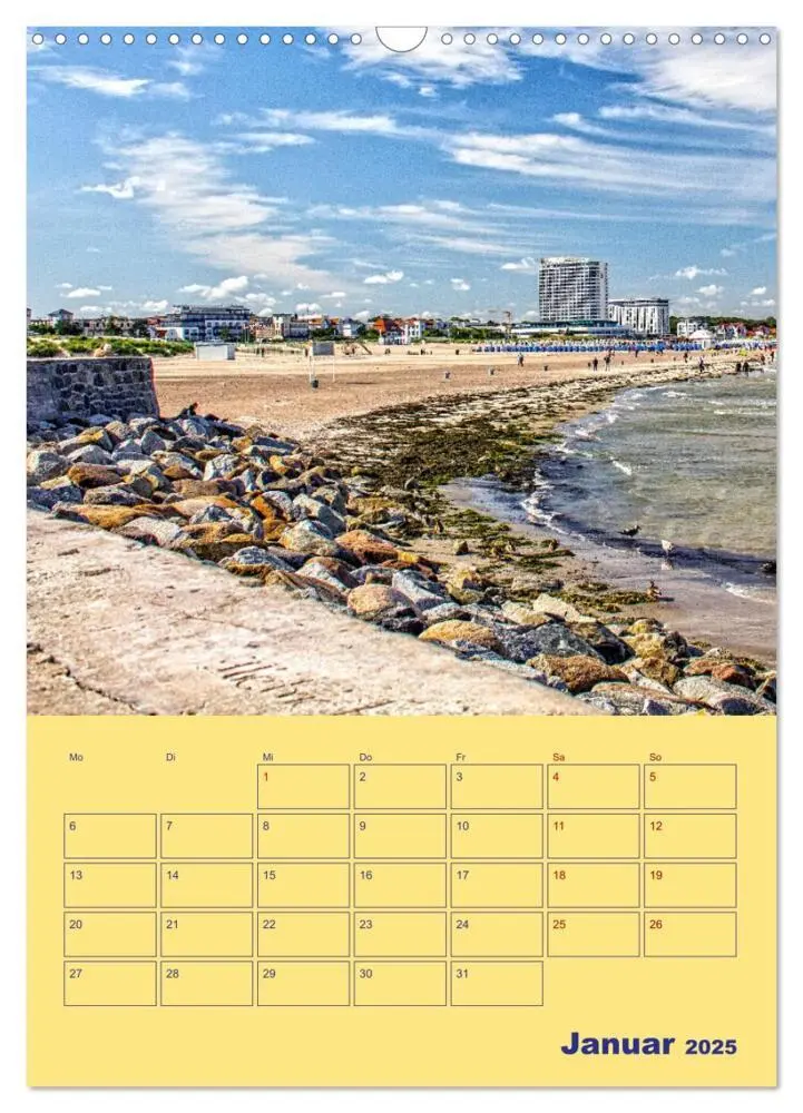 Bild: 9783435881444 | Sehnsuchtsort Warnemünde (Wandkalender 2025 DIN A3 hoch), CALVENDO...