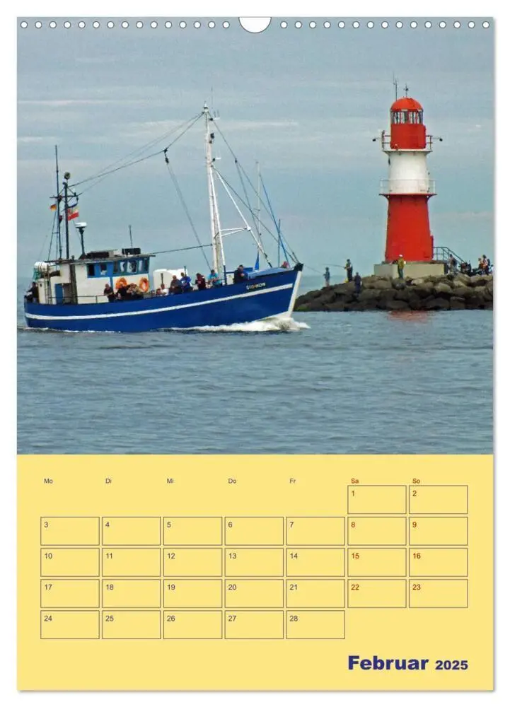 Bild: 9783435881444 | Sehnsuchtsort Warnemünde (Wandkalender 2025 DIN A3 hoch), CALVENDO...