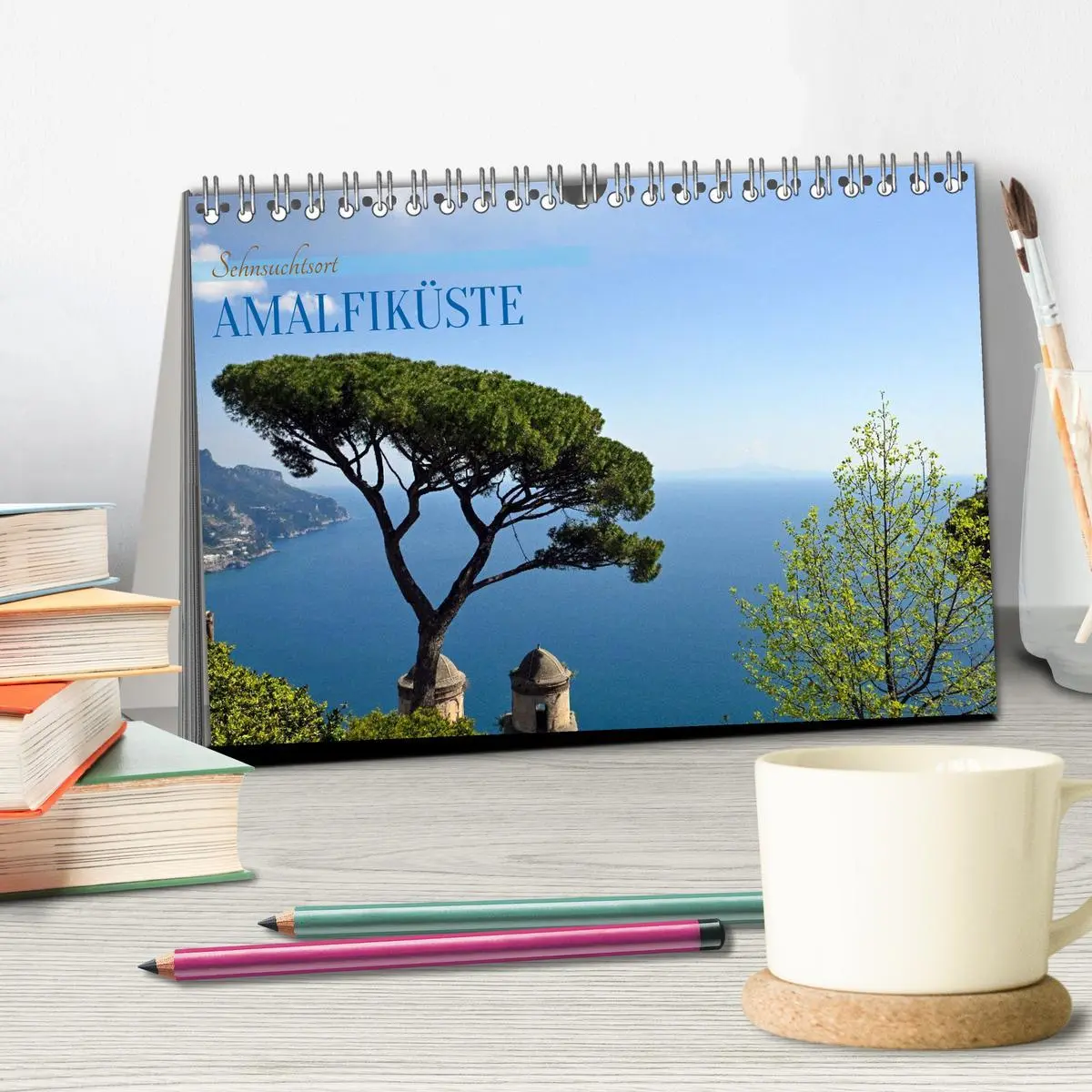 Bild: 9783457801444 | Sehnsuchtsort Amalfiküste (Tischkalender 2026 DIN A5 quer),...