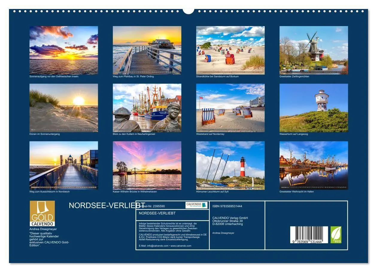 Bild: 9783569531444 | NORDSEE-VERLIEBT (hochwertiger Premium Wandkalender 2027 DIN A2...