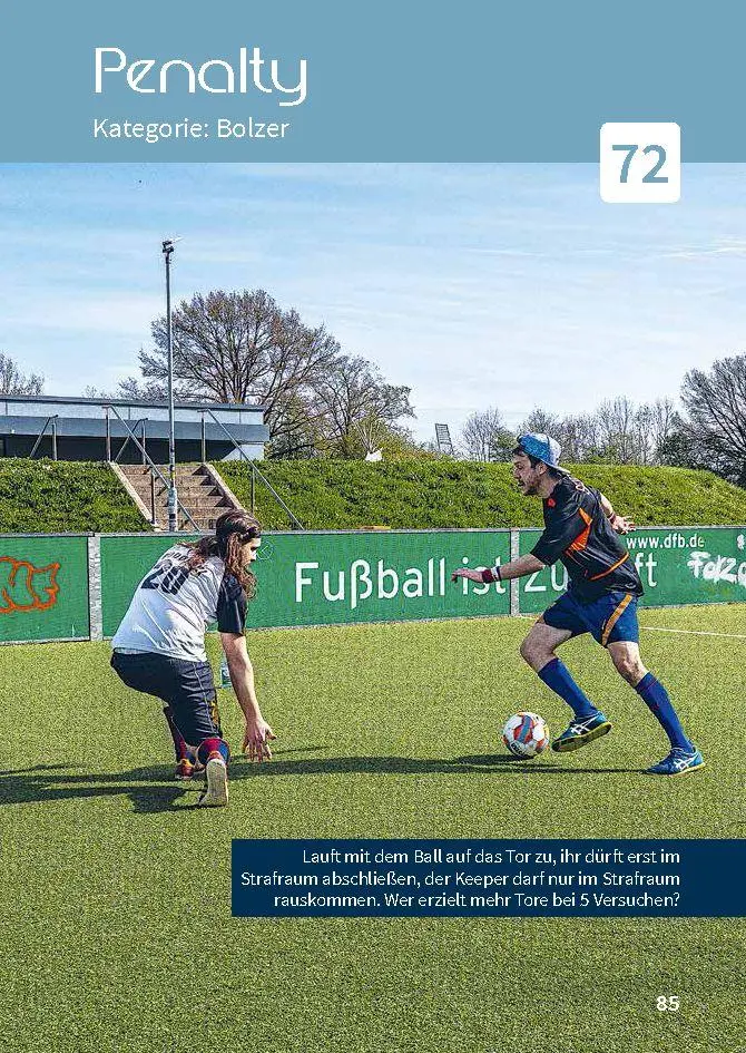 Bild: 9783964231444 | 100 außergewöhnliche Fußball-Battles für 2 | Jan Hohagen | Taschenbuch
