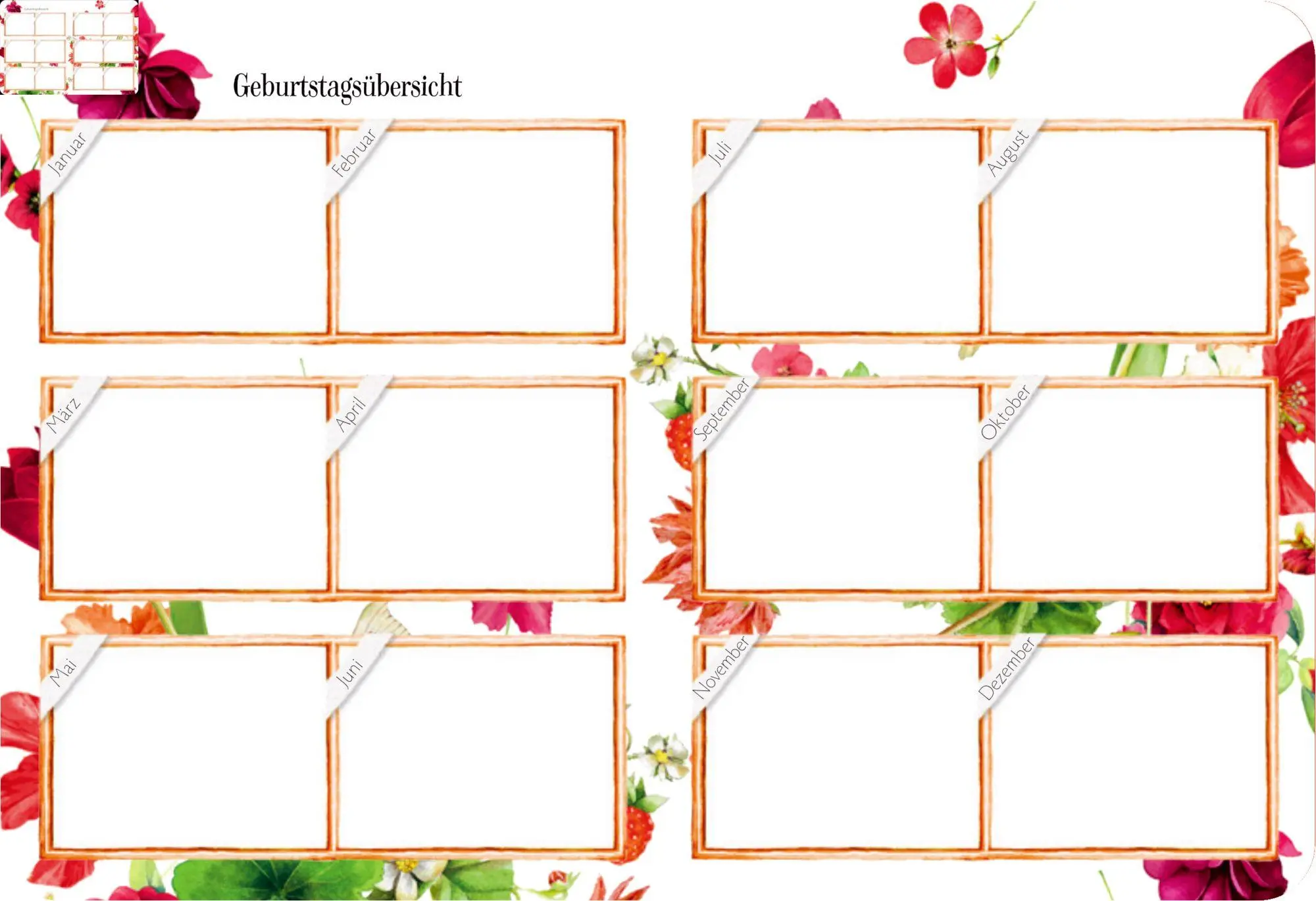 Bild: 4050003971544 | Mein Jahr 2027 - rot | Marjolein Bastin | Kalender | 144 S. | Deutsch