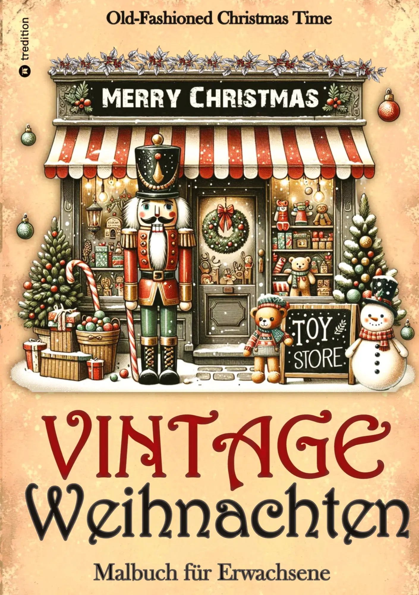 Cover: 9783384461544 | Malbuch Weihnachten - Malbuch für Erwachsene Vintage Weihnachten...