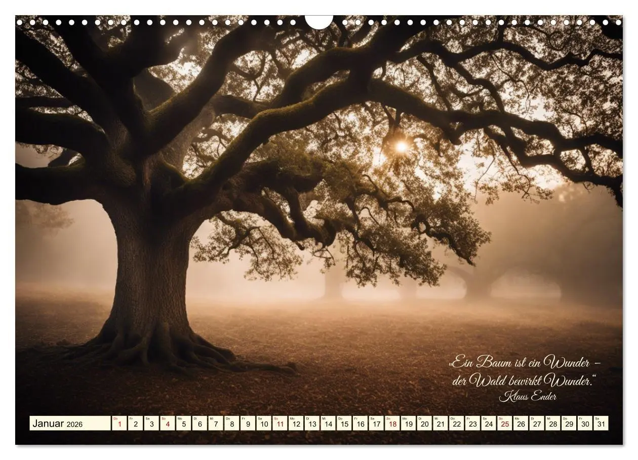Bild: 9783457411544 | Waldbaden - Shinrin Yoku (Wandkalender 2026 DIN A3 quer), CALVENDO...