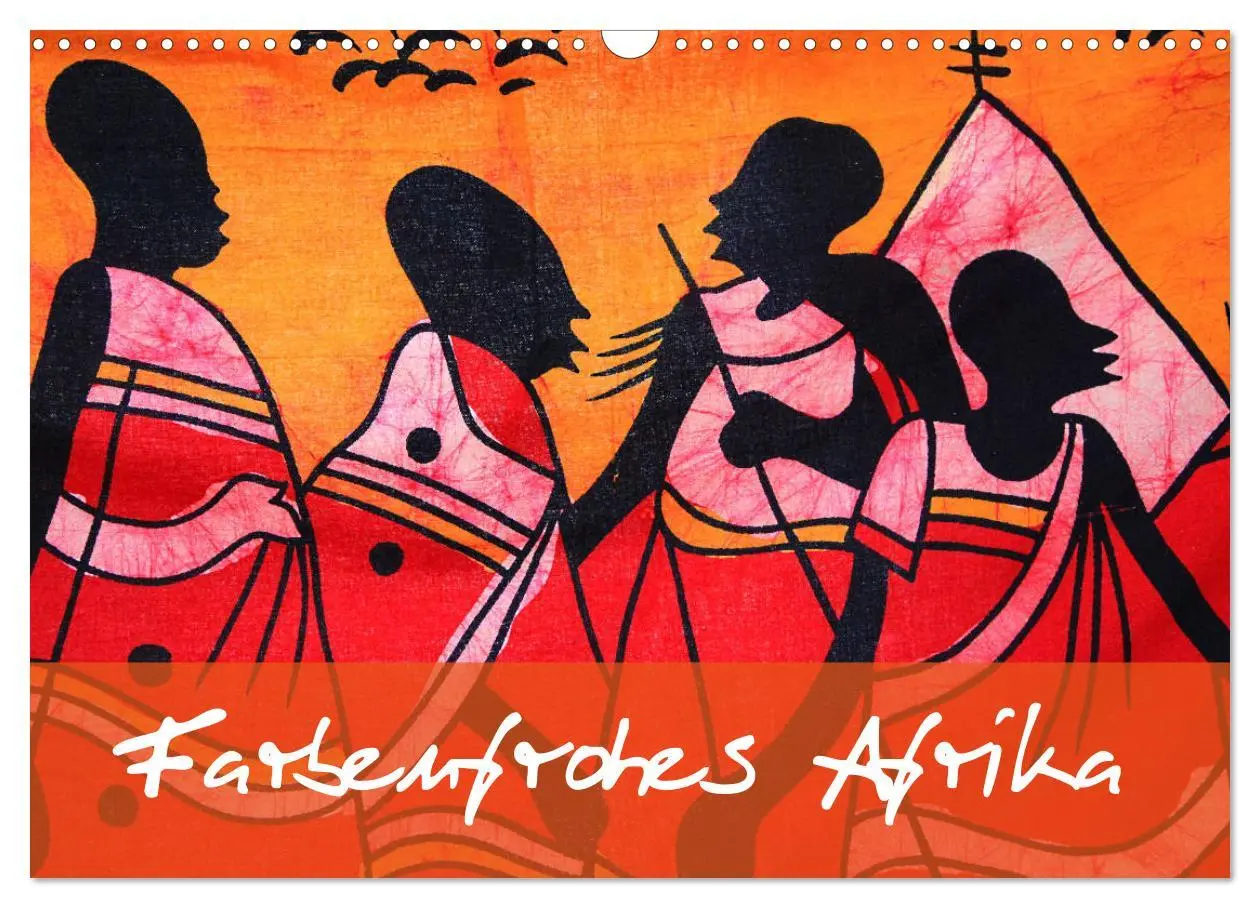 Cover: 9783457891544 | Farbenfrohes Afrika (Wandkalender 2026 DIN A3 quer), CALVENDO...