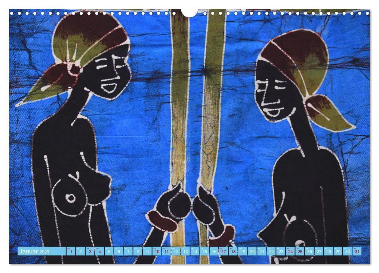 Bild: 9783457891544 | Farbenfrohes Afrika (Wandkalender 2026 DIN A3 quer), CALVENDO...