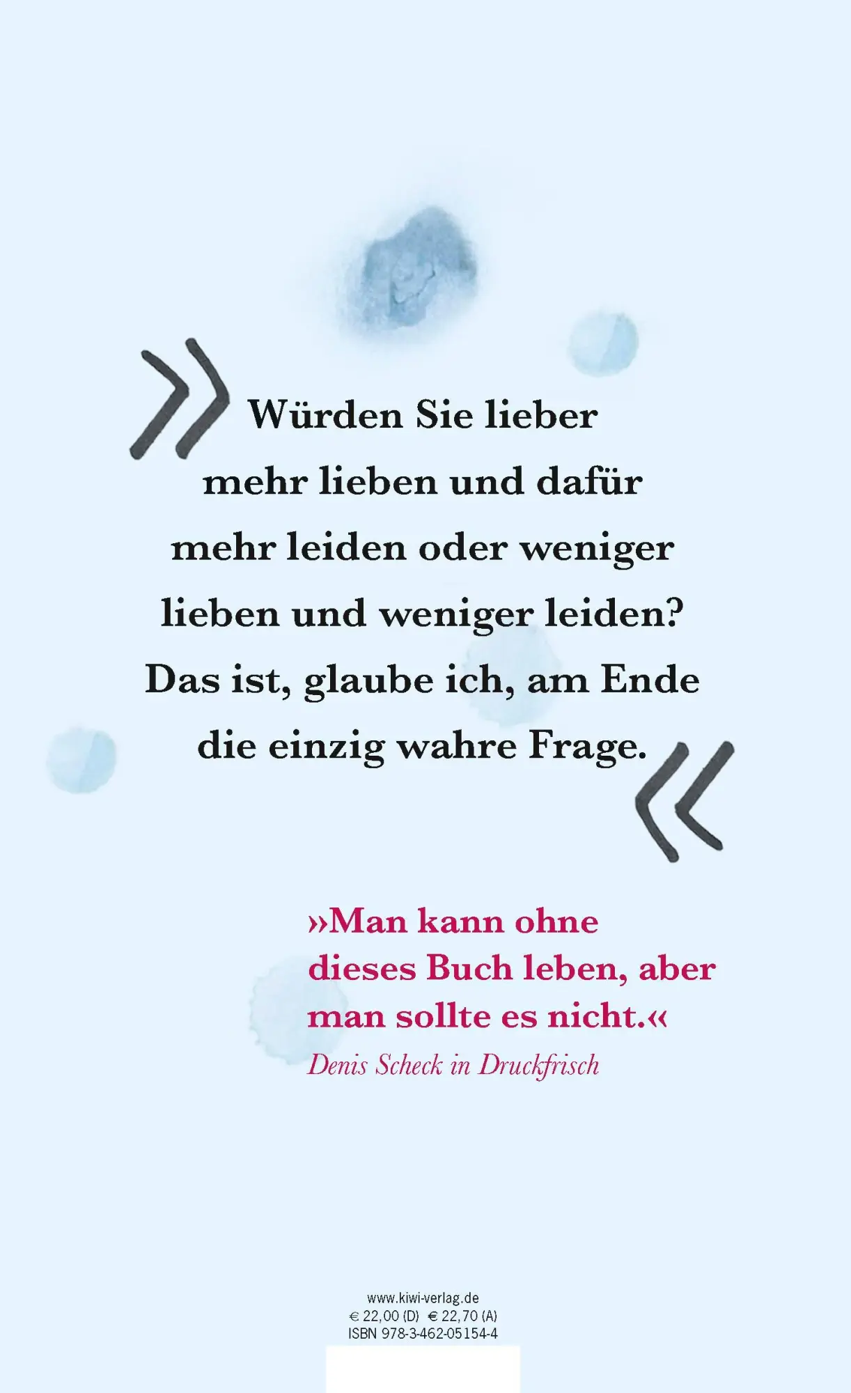Rückseite: 9783462051544 | Die einzige Geschichte | Julian Barnes | Buch | 304 S. | Deutsch