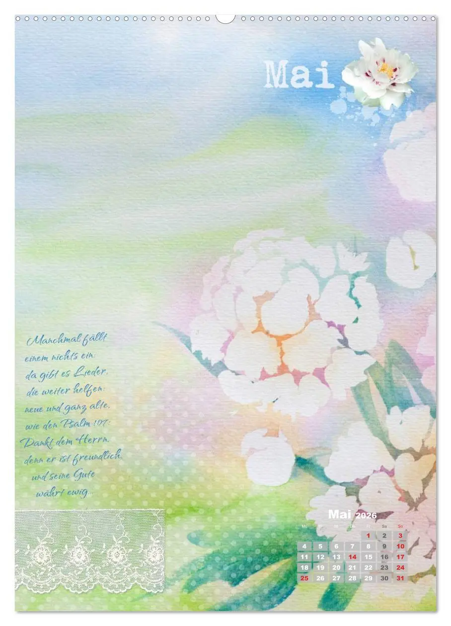Bild: 9783516431544 | Jahr der Dankbarkeit - Scrapbooking-Kalender (Wandkalender 2026 DIN...
