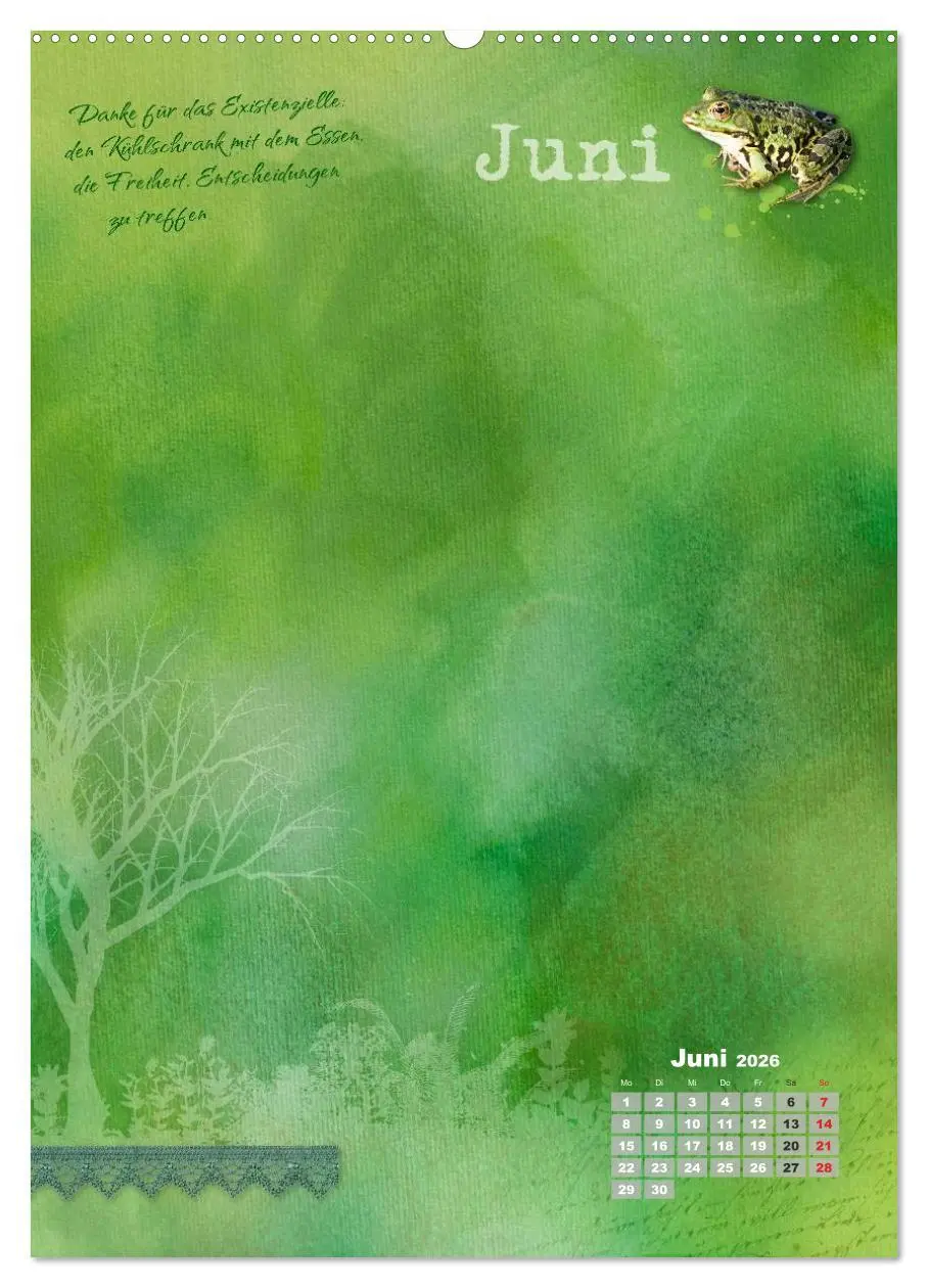 Bild: 9783516431544 | Jahr der Dankbarkeit - Scrapbooking-Kalender (Wandkalender 2026 DIN...
