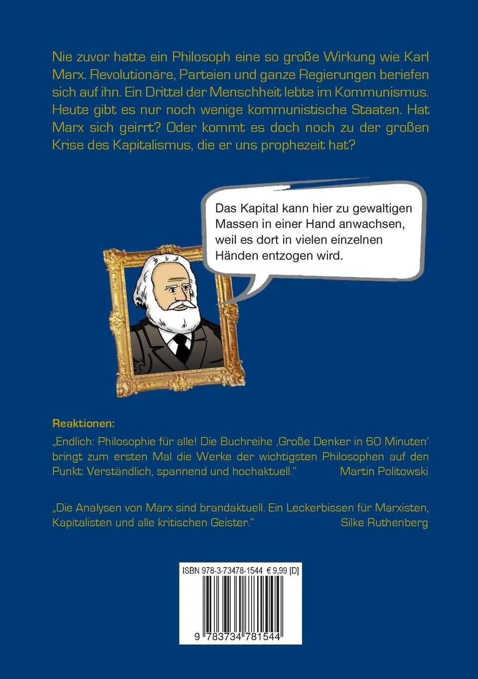 Rückseite: 9783734781544 | Marx in 60 Minuten | Walther Ziegler | Taschenbuch | 112 S. | Deutsch