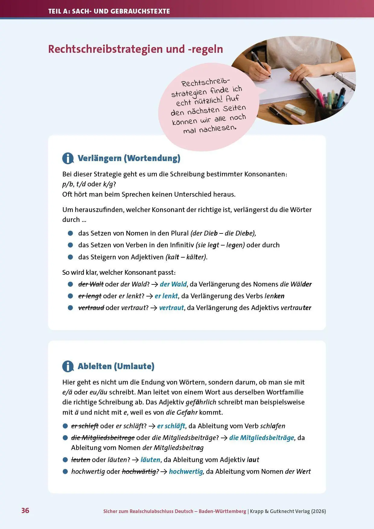 Bild: 9783963231544 | Sicher zum Realschulabschluss Deutsch Baden-Württemberg neues...