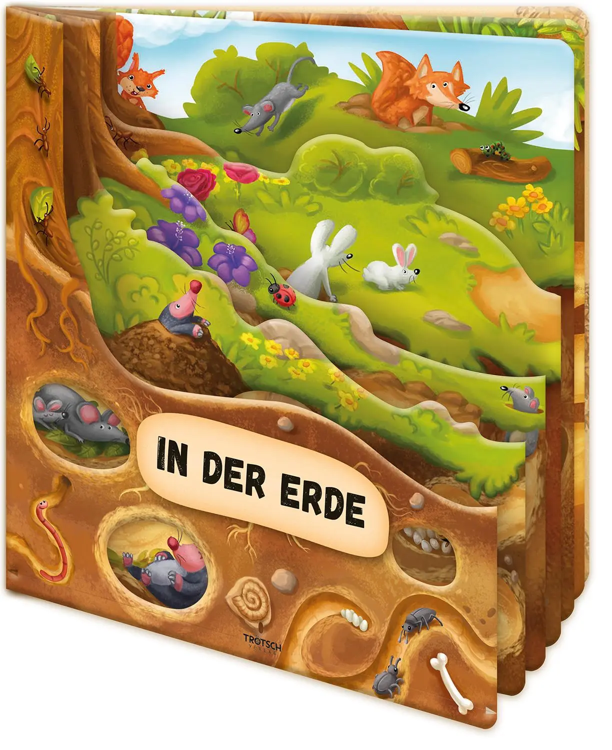 Cover: 9783965521544 | Trötsch Pappenbuch In der Erde | Trötsch Verlag GmbH &amp; Co. KG | Buch