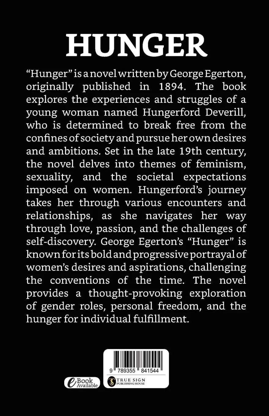 Rückseite: 9789355841544 | Hunger | Knut Hamsun | Taschenbuch | Englisch | 2023