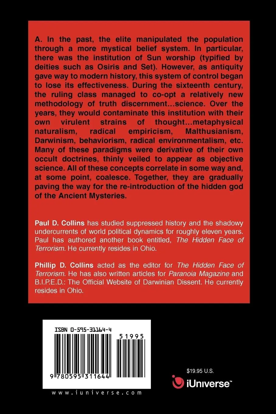 Rückseite: 9780595311644 | The Ascendancy of the Scientific Dictatorship | Collins (u. a.) | Buch