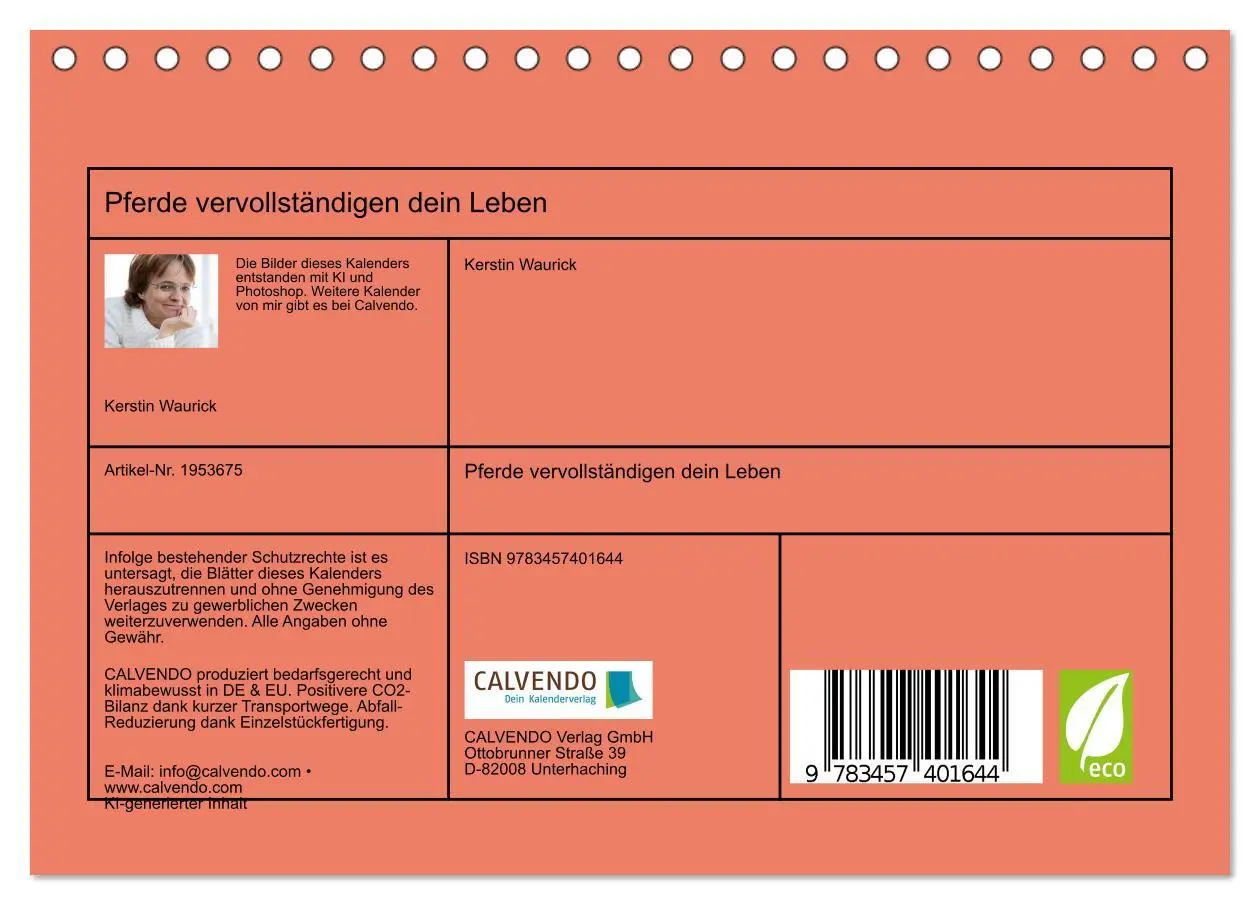 Bild: 9783457401644 | Pferde vervollständigen dein Leben (Tischkalender 2026 DIN A5...