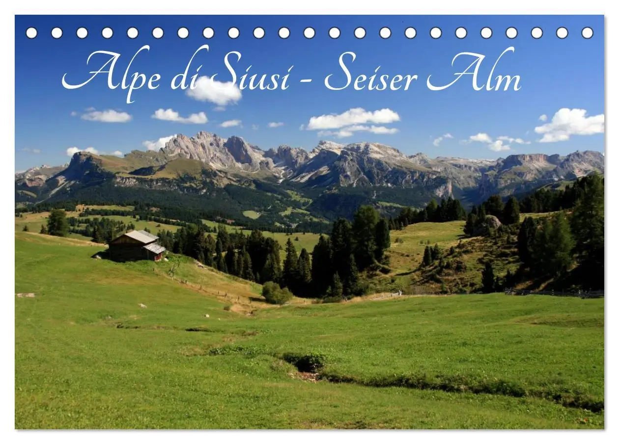 Cover: 9783457951644 | Alpe di Siusi - Seiser Alm (Tischkalender 2026 DIN A5 quer),...